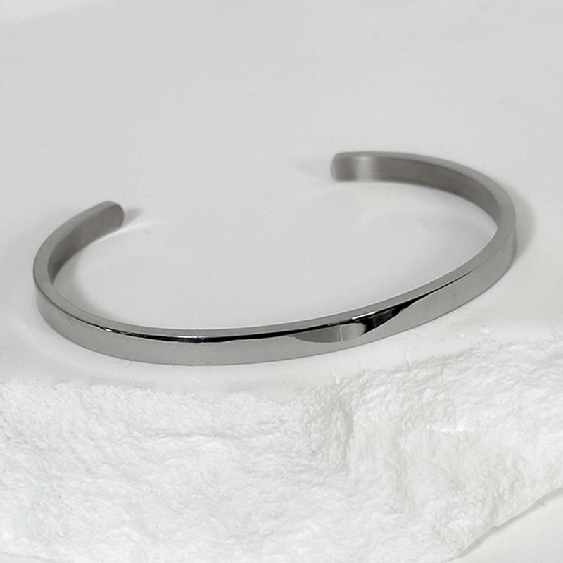 ss-4mm NONE LOGO SIMPLE BANGLE_silver