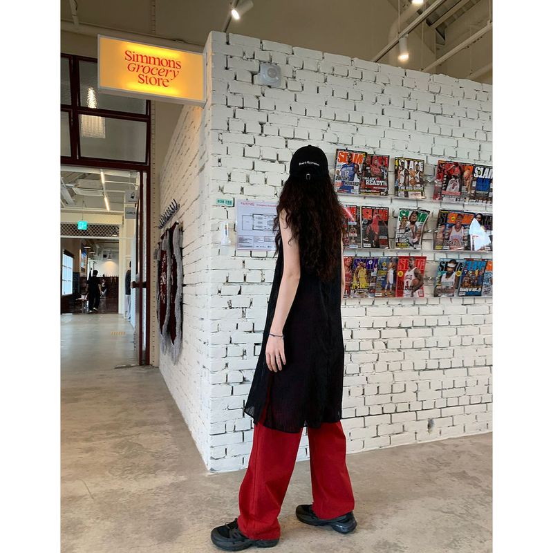 Monty wide cotton pants