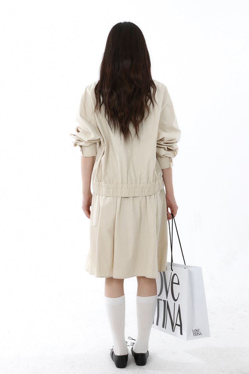 HIGH-DENSITY TWILL WORK JACKET_CREAM