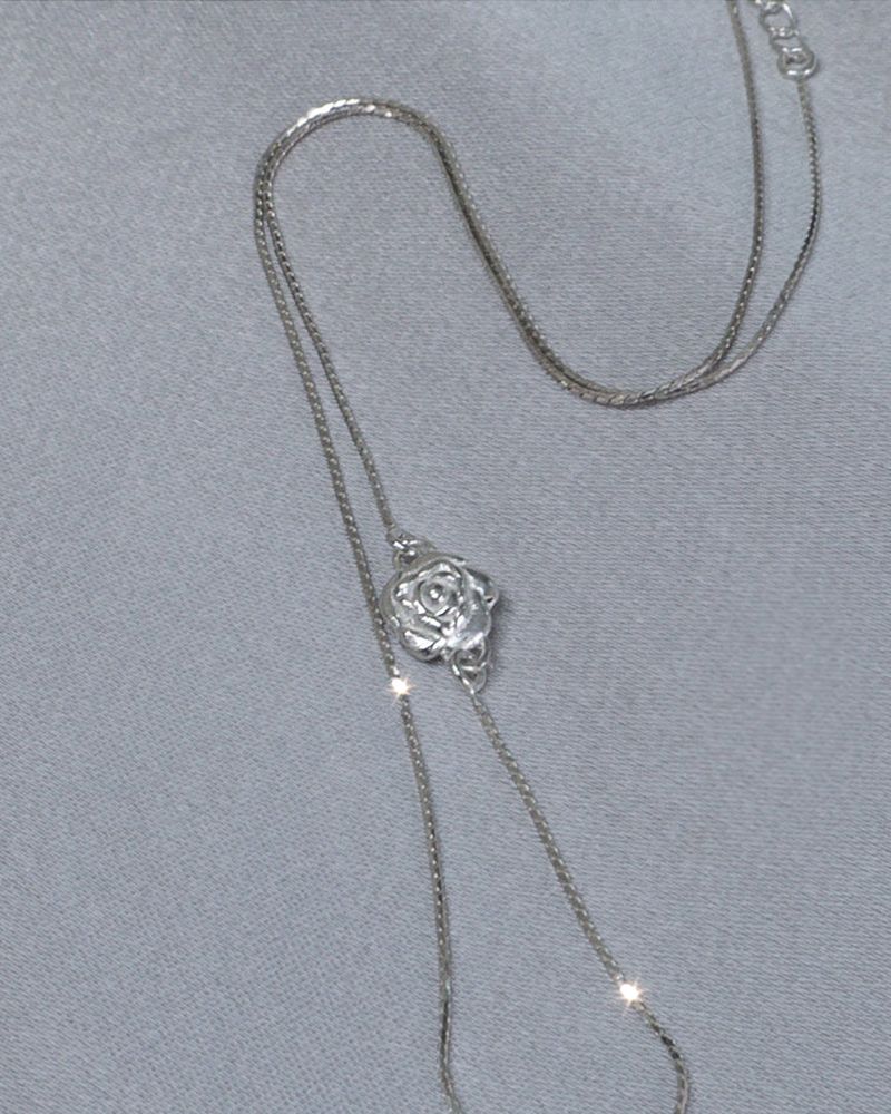 Loasi（ロアシ）の「[MADE] ラブリーローズ.ローズチョーカーネックレス（アクセサリー）」