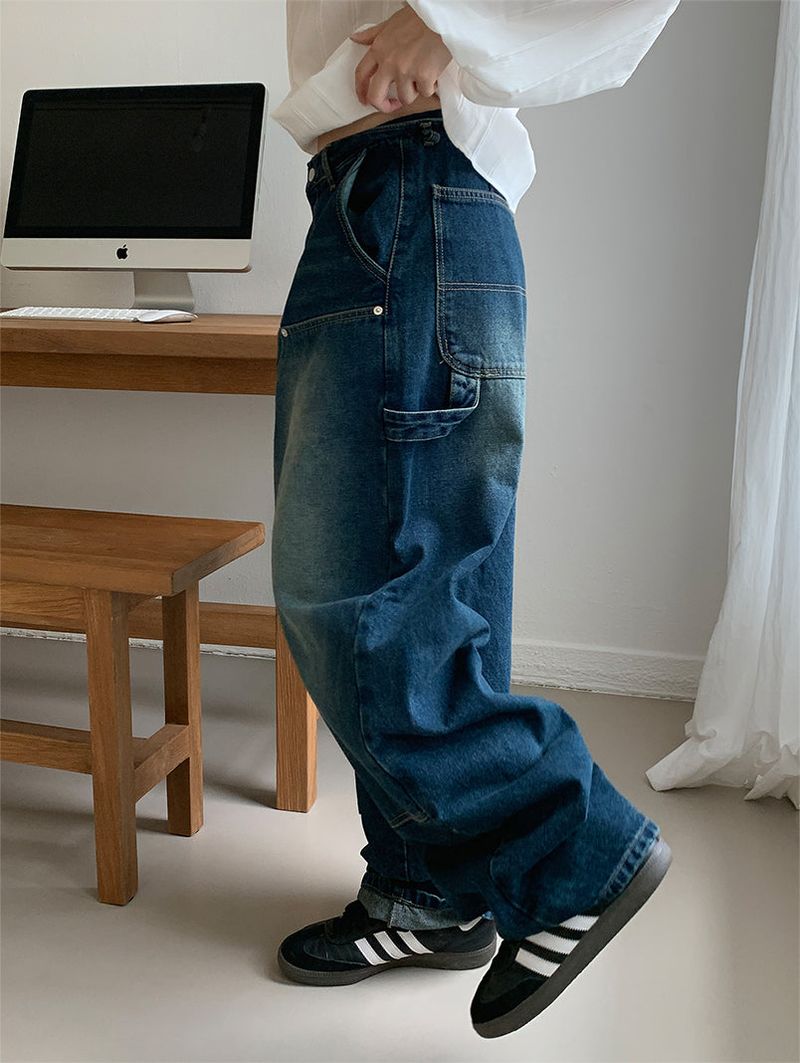 DOUBLE KNEE CARPENTER JEANS (2C)