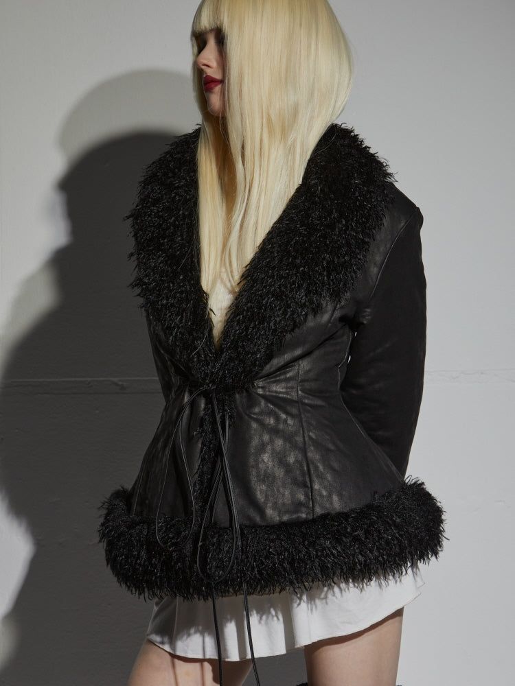 LINE SHEARLING JACKET