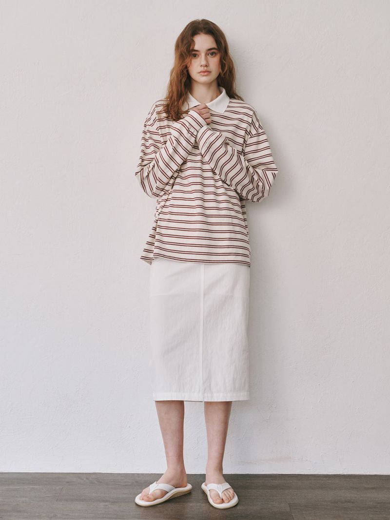 Stripe PK T-shirts (Wine)