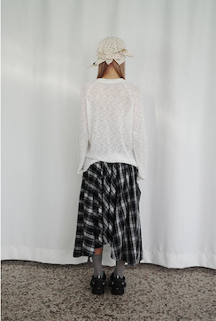 Star Square Scarf (ivory)