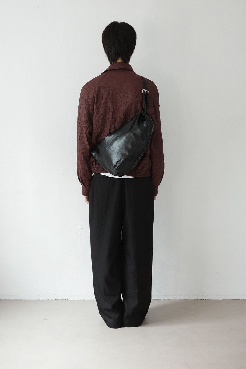 leather double strap bag