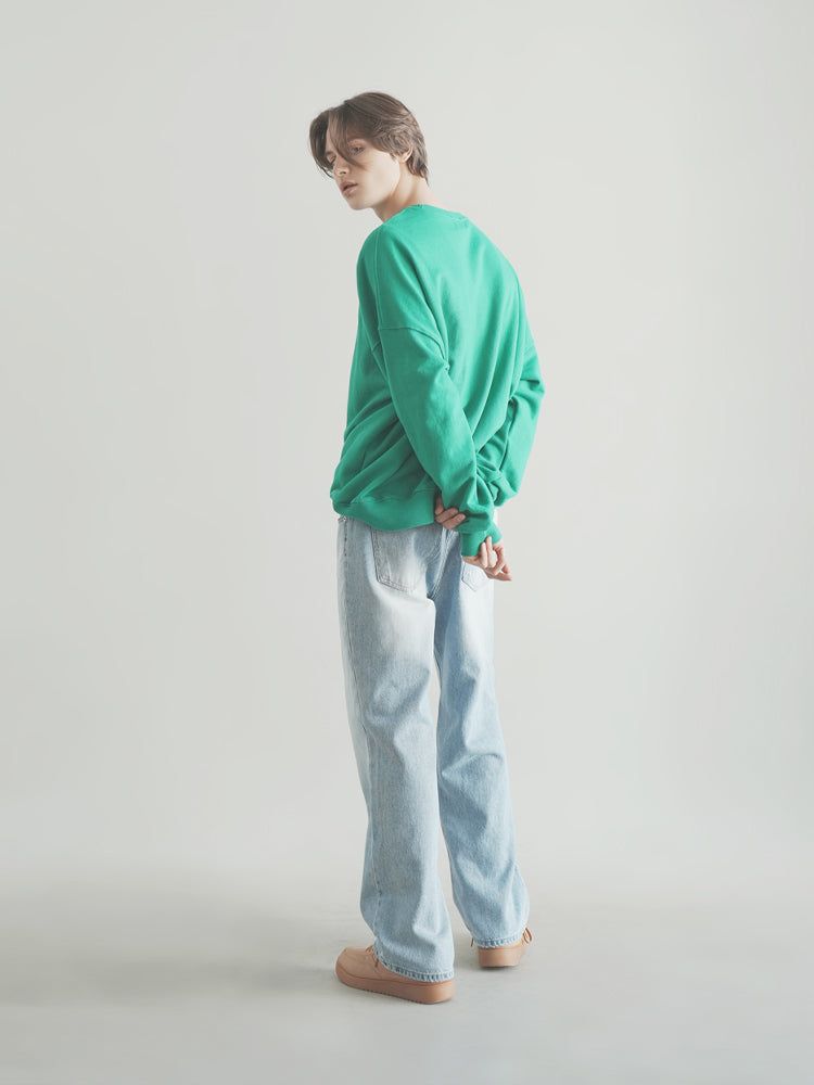 M196 CAT WIDE DENIM PANTS