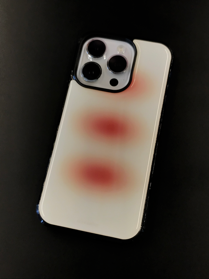 stain epxoy case-ivory