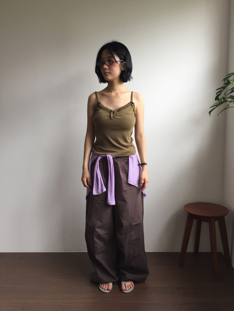 DUGGY(ダギー)の「Otti frill button sleeveless top (3color)(Tops)」