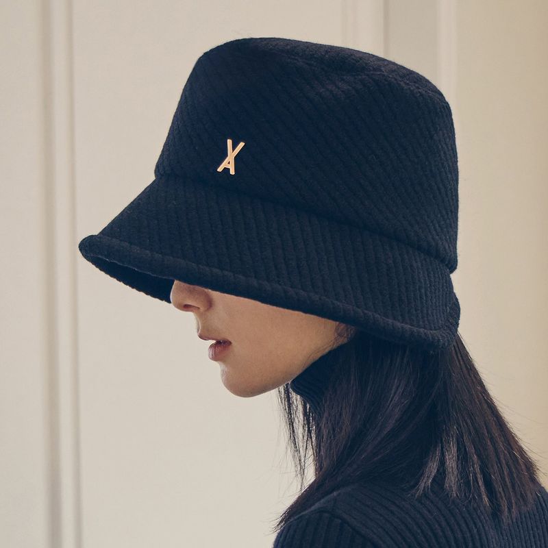 VARZAR(バザール)の「VA Stud Fleece Bonnet Hat / Black(Hats)」