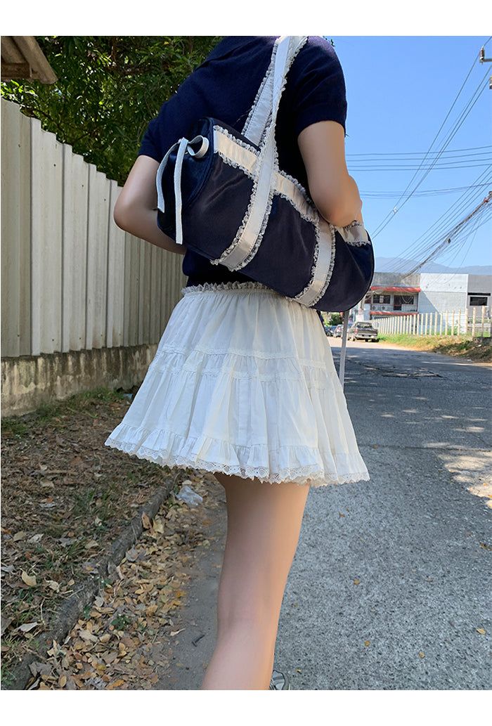 white cancan lovely skirt