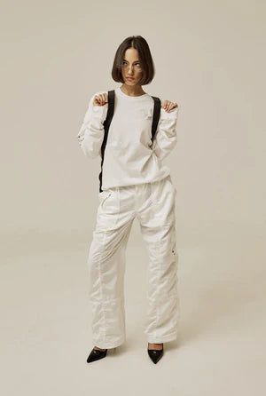 threetimes（スリータイムズ）の「Satin cargo pants（Pants）」