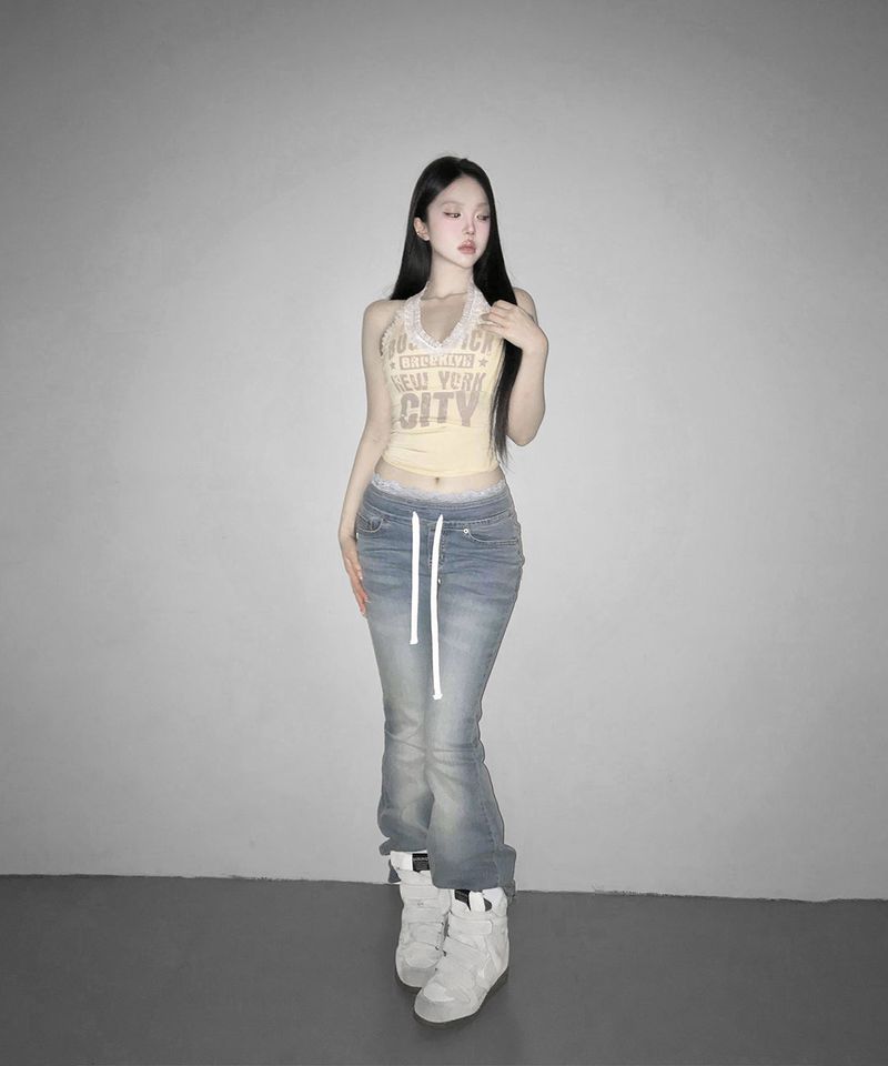 レース レイヤード インナー パンツ(6colors)