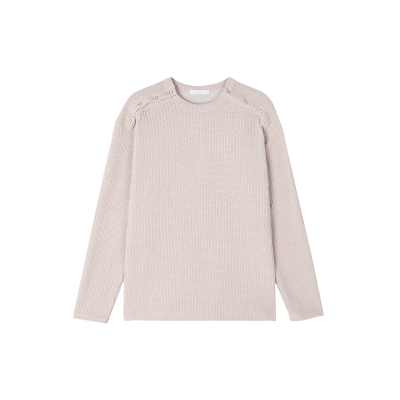 Deir shoulder snap long sleeve