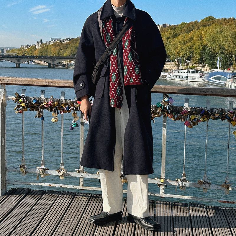 ASCLO Hidden Pocket Wool Coat (3color)