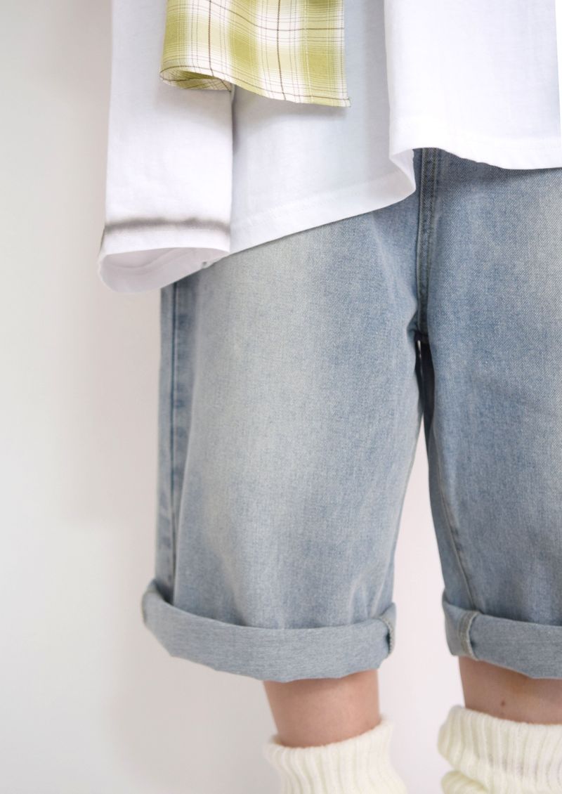 Snug Bermuda pants