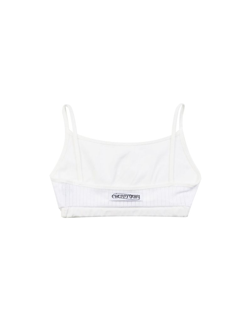 basic bra top - ivory