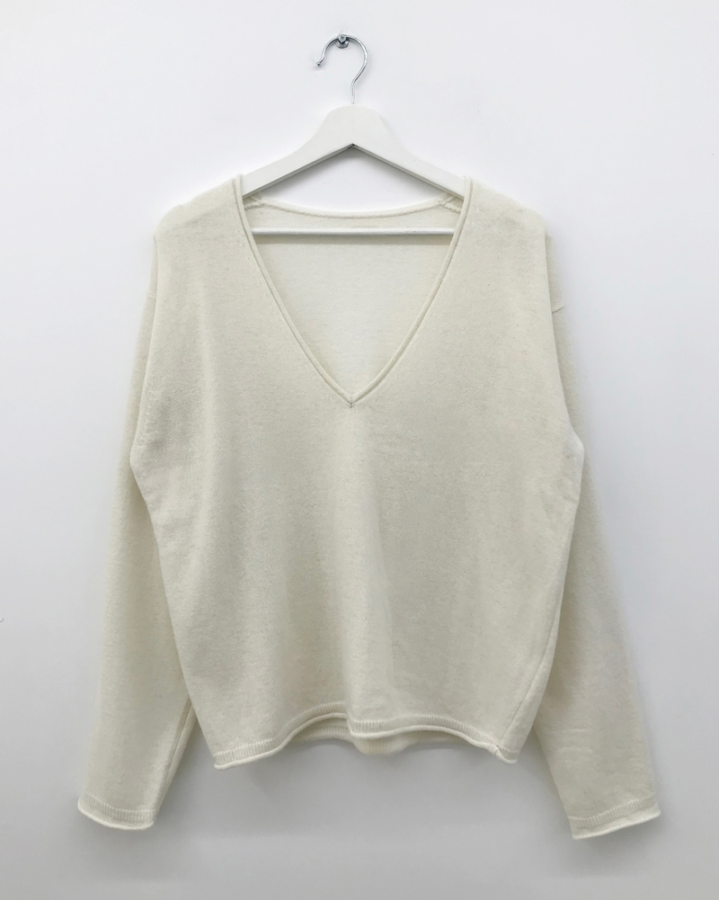 Luro V-neck knit (8color)