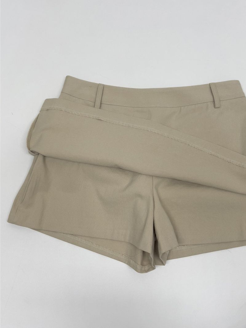 Basic Cotton Layered Skirt Pants