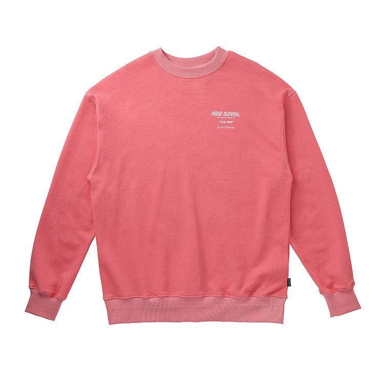 Pigment washed crewneck