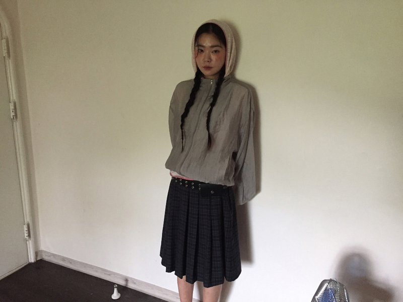 YWD PLAID PLEATS SKIRT (3color)