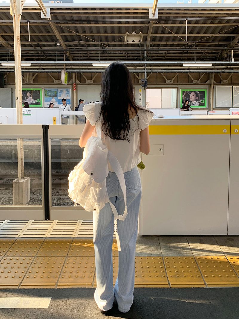 [MADE] Weare Ribbon Puff Blouse