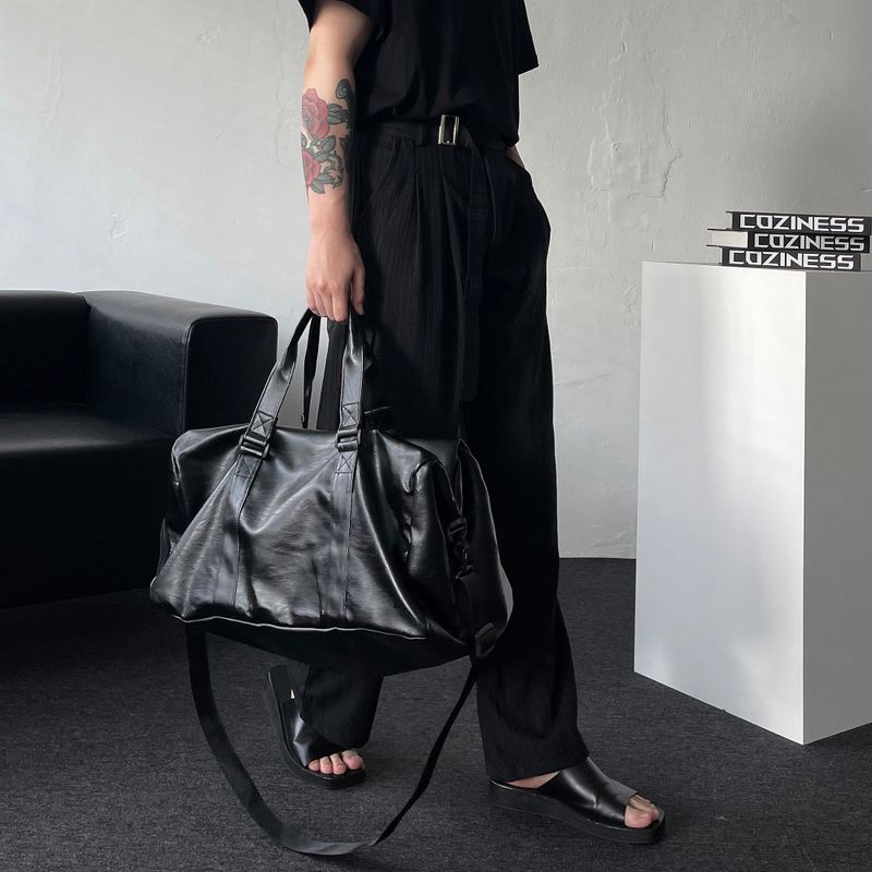COZINESS（コジネス）の「Big Size Boston Leather Crossbag（Bags）」