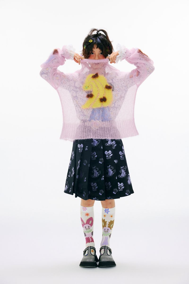 Pink Knitted Shirt