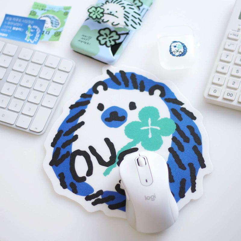 Mouse Pad Lucky Hedgehog