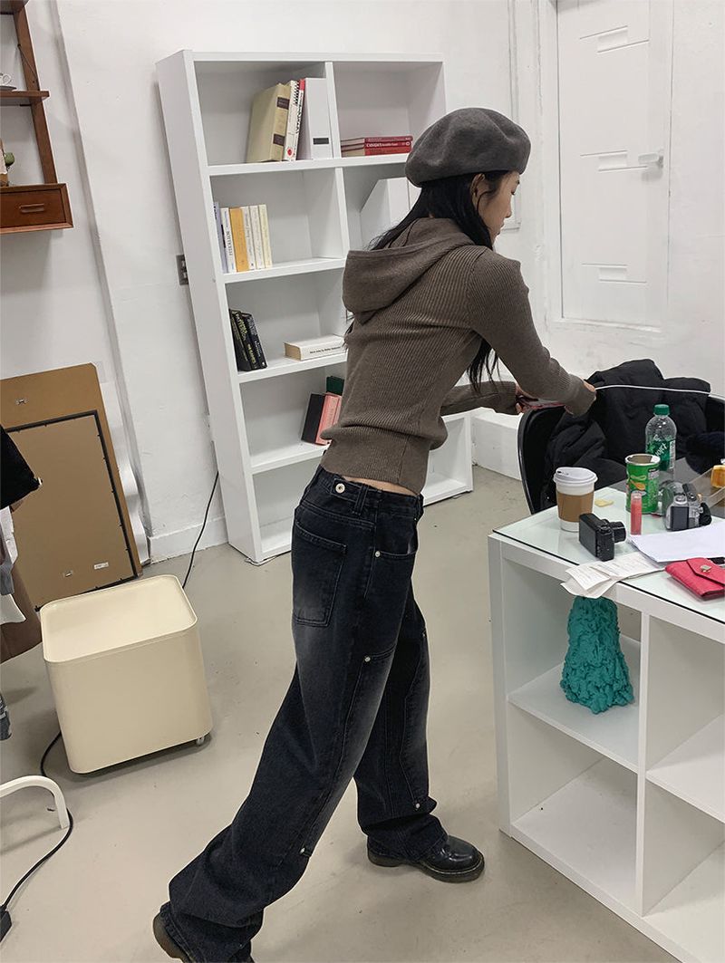 KATE HOODIE KNIT (2COLOR)
