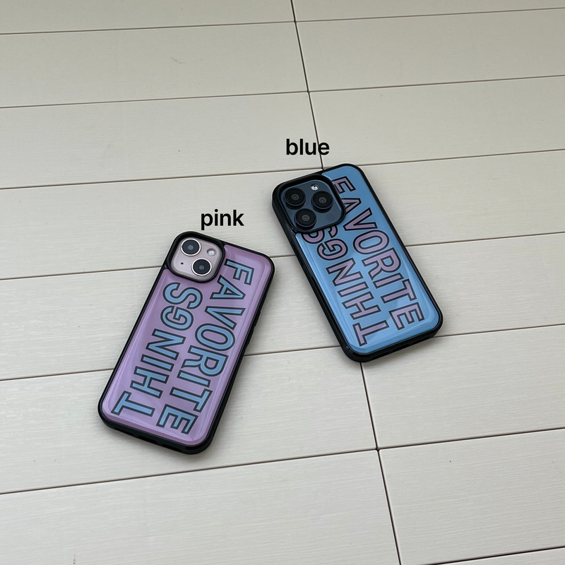 [MADE] favorite things [epoxy bumper case]