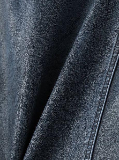 Creep Vintage Leather Trucker Jacket