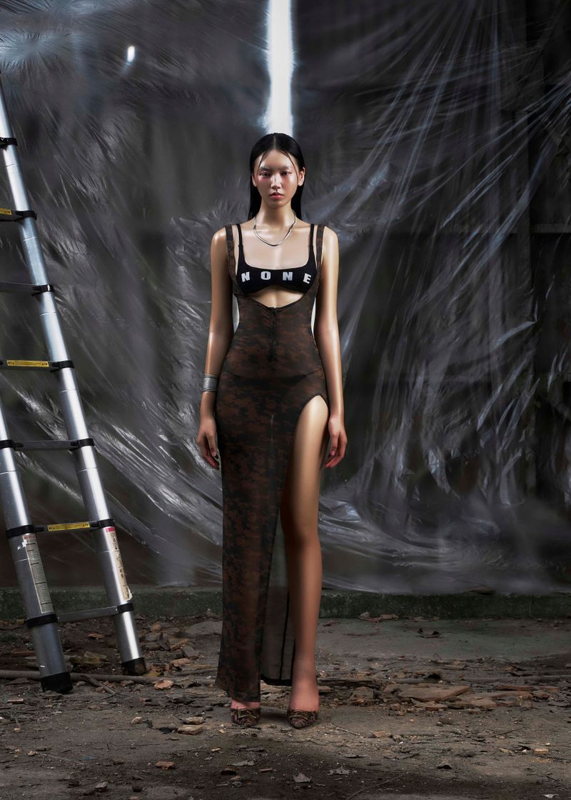TATICHU（タティチュ）の「NONE Tanktop Split Thigh Maxi Dress（Dresses）」