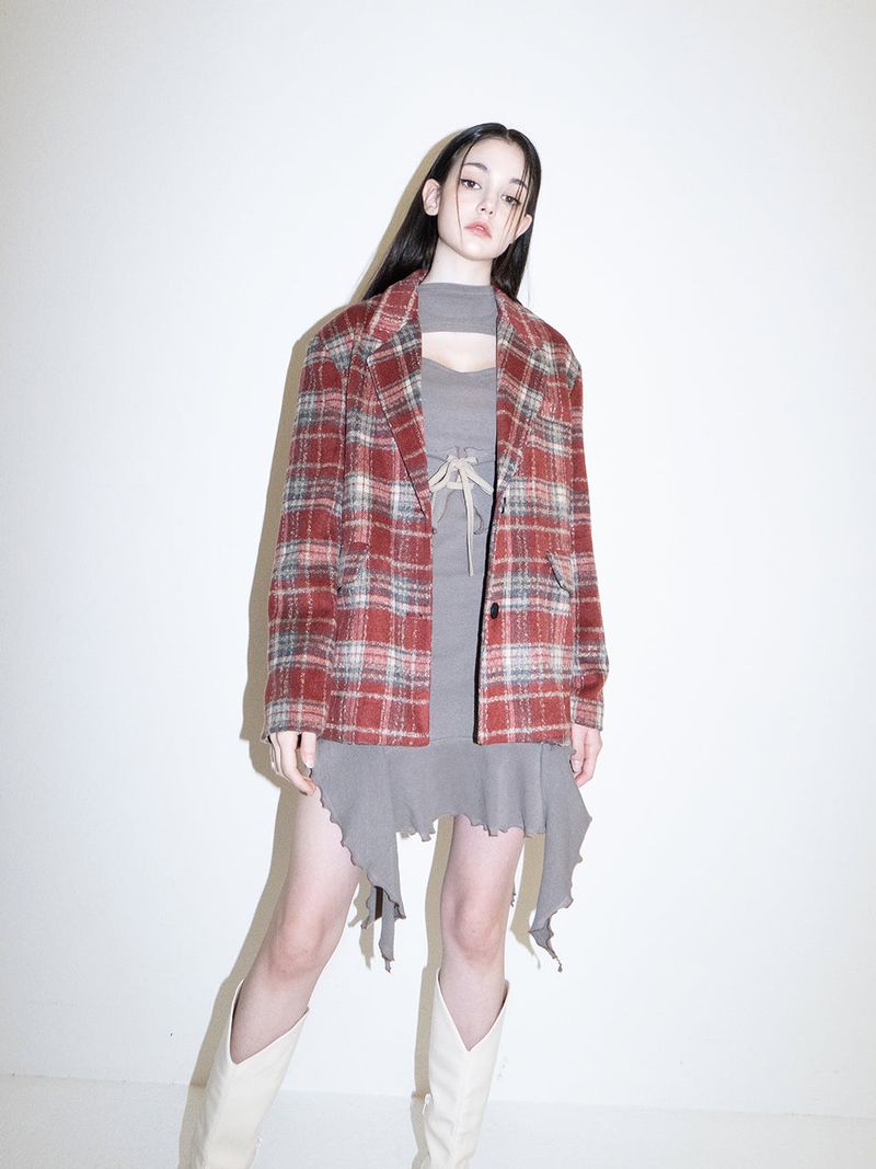 x Kyla Corste Wool Jacket (RED)