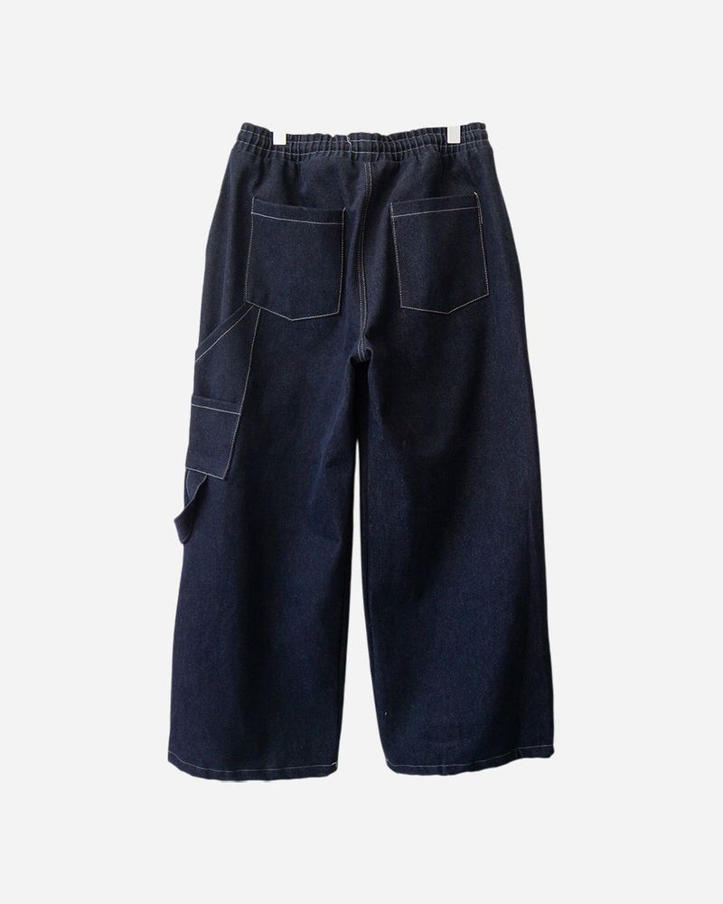 Road napping denim pants