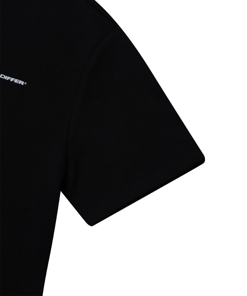 BLUR HEART T-SHIRTS_BLACK