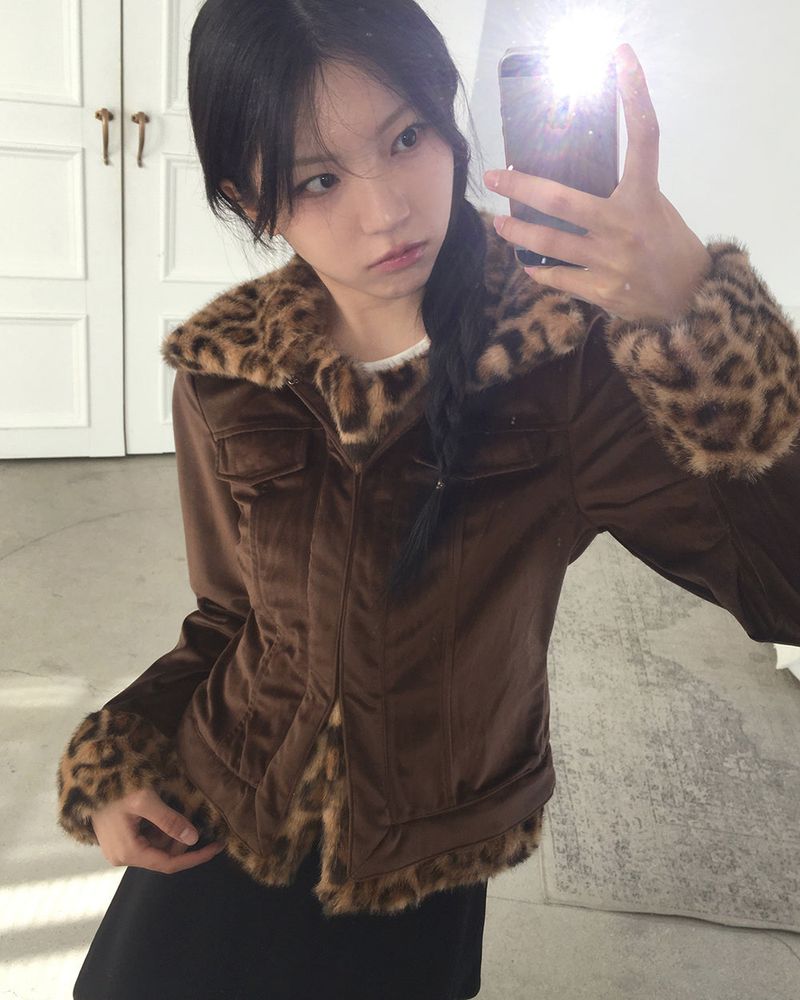 WONDER WONDER（ワンダーワンダー）の「Rotel Leopard Fur Corduroy Jacket（Jackets/Outerwear）」