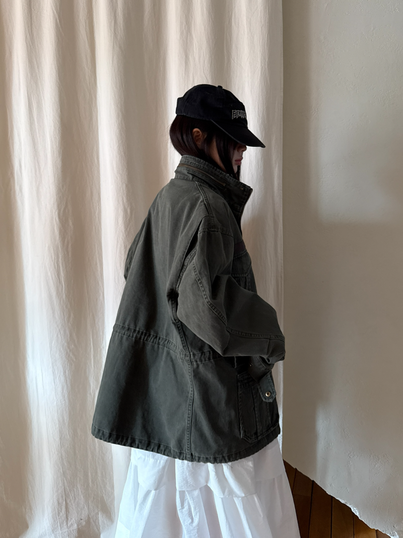 washed field jacket