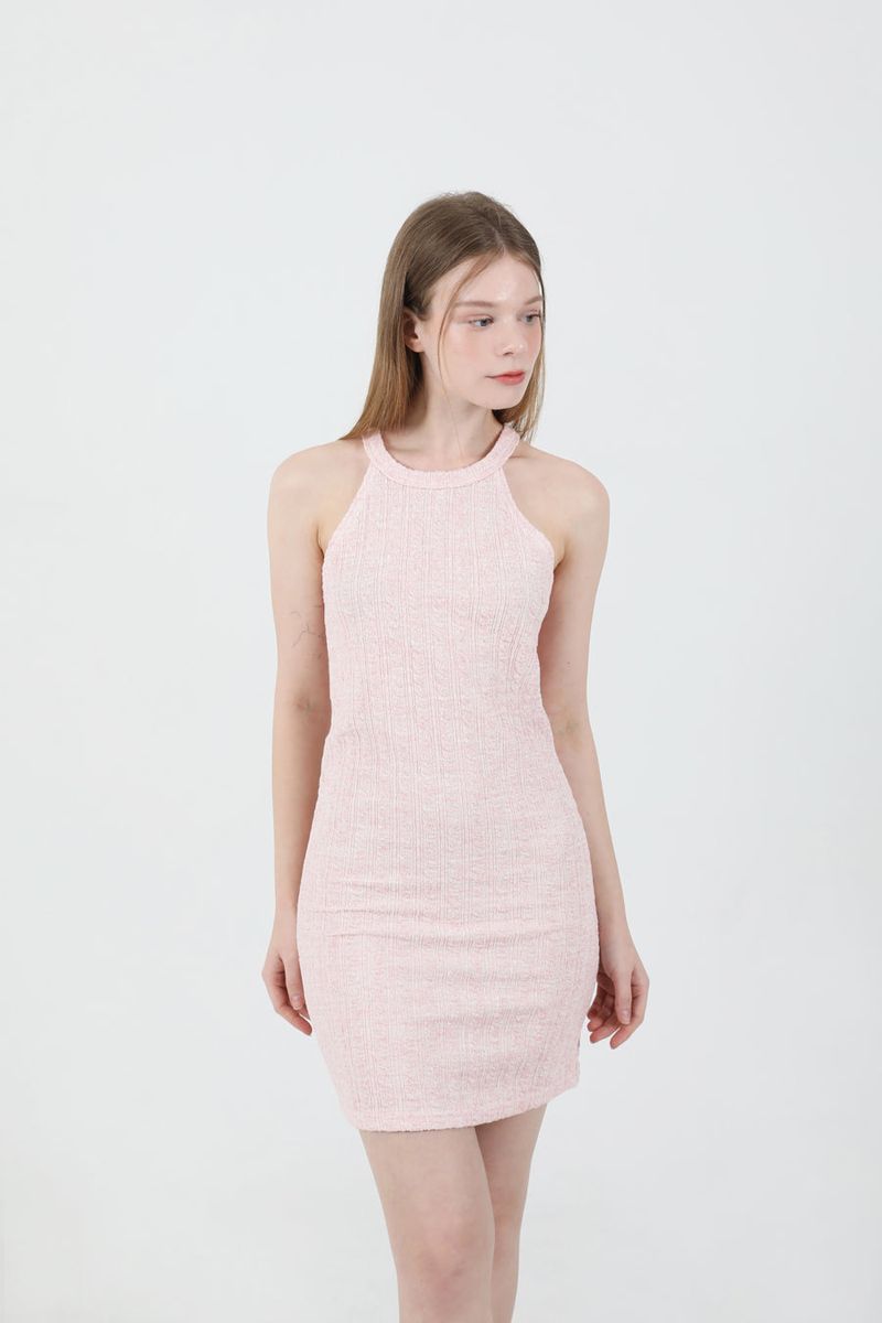 Halter Neck Slim Mini Onepiece