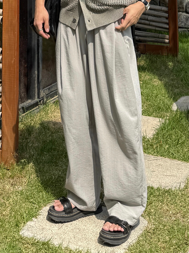 AVAND(アバンド)の「Eden pintuck linen pants(Pants)」