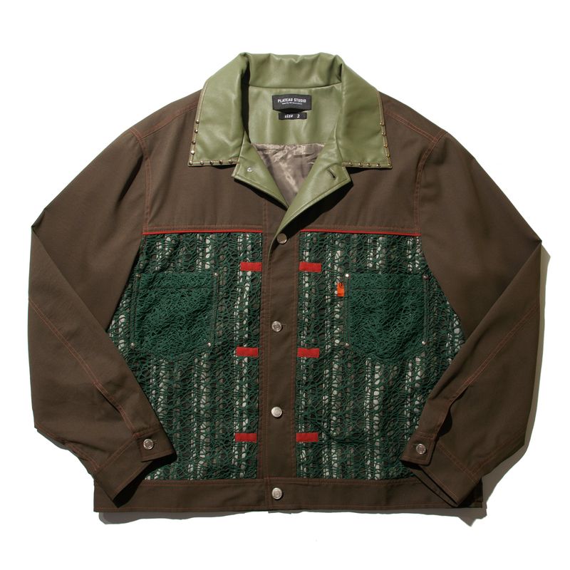 PLATEAU STUDIO（プラテウスタジオ）の「type P mesh jacket（Jackets/Outerwear）」