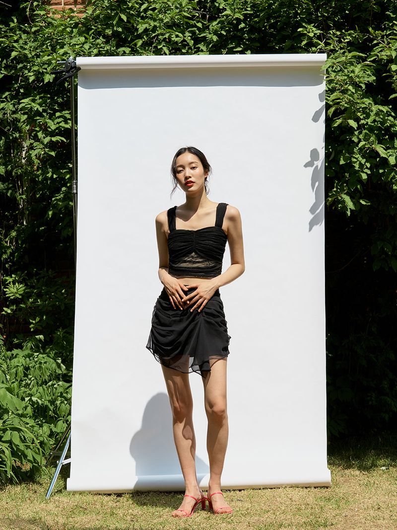 Fairy layered skirt (Black)
