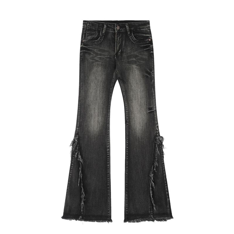 Sia Fringe Bootcut Denim Pants