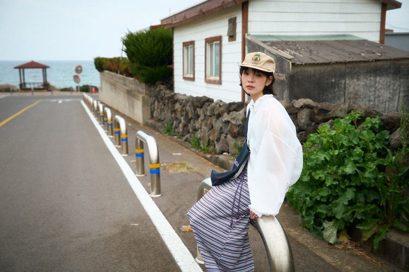 YWD STRIPE SKIRT (2color)