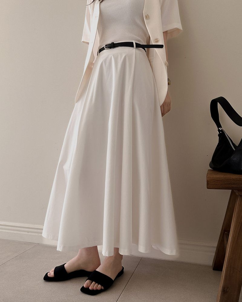 Fore long skirt (including belt)