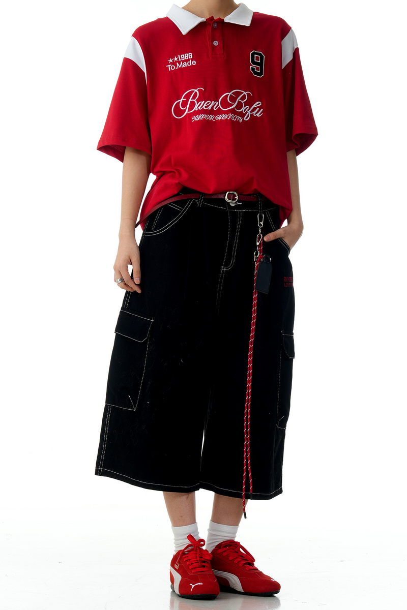 Black Cargo Shorts