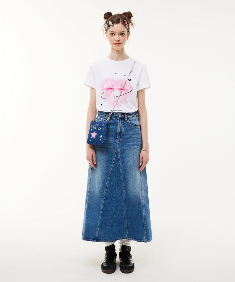 Highteen Denim Mini Cross Bag _ Blue