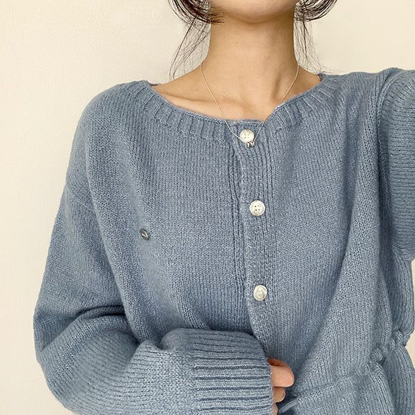 Ravi Pendant Waist String Knitted Cardigan 
