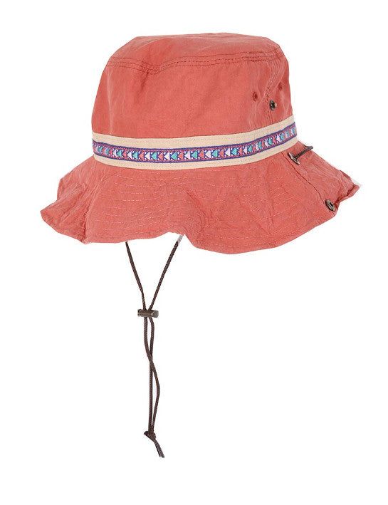 No.9593 triangle safari bucket HAT (5color)