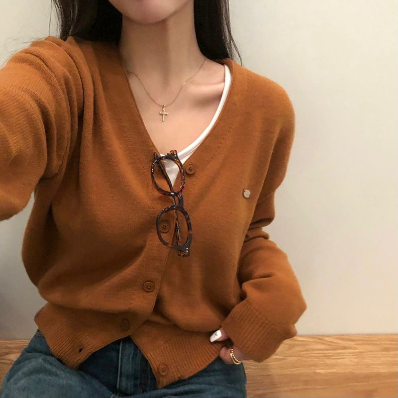 [bellide made] Merlin, Pendant V-neck Cardigan