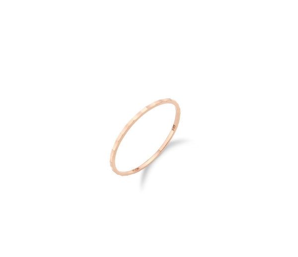 26SS★ Truly Essence 14K Single Cutout Ring